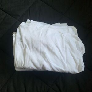 White Cotton T-Shirt Set